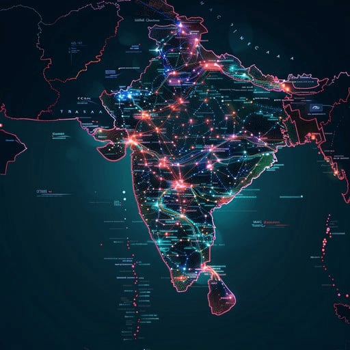 India network visualization